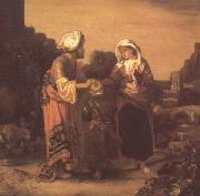 Barent fabritius The Expulsion of Hagar and Ishmael (mk33) Sweden oil painting artist